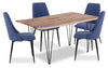 Miya 5-Piece Dining Package - Navy