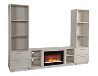 Antoni Modern 3-Piece Entertainment Centre with Electric Fireplace and Storage for TVs up to 70