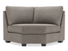 Sofa Lab Roll Curved Wedge - Luna Smoke