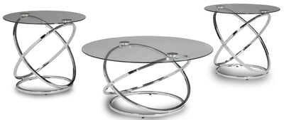 Holly 3-Piece Coffee and Two End Tables Package 