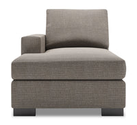 Sofa Lab Track LAF Chaise - Luna Smoke