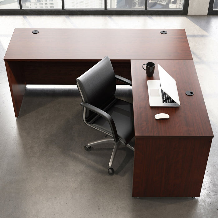 Affirm 45.15\" Commercial Grade Office Desk Return - Classic Cherry