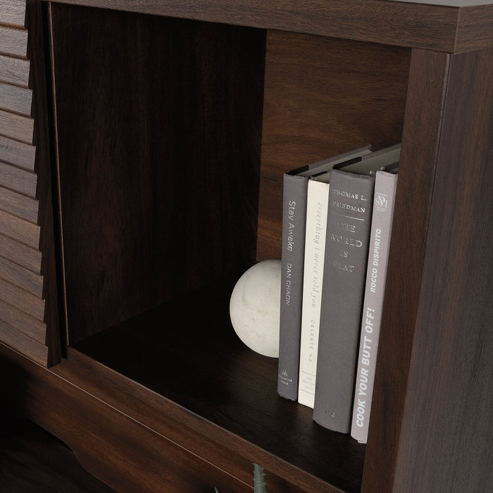 Palo Alto 71.26\" Desk Hutch with Cubbyholes - Mahogany