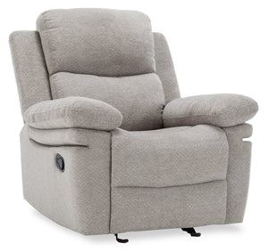 Bennett Chenille Glider Recliner – Lisco Dove