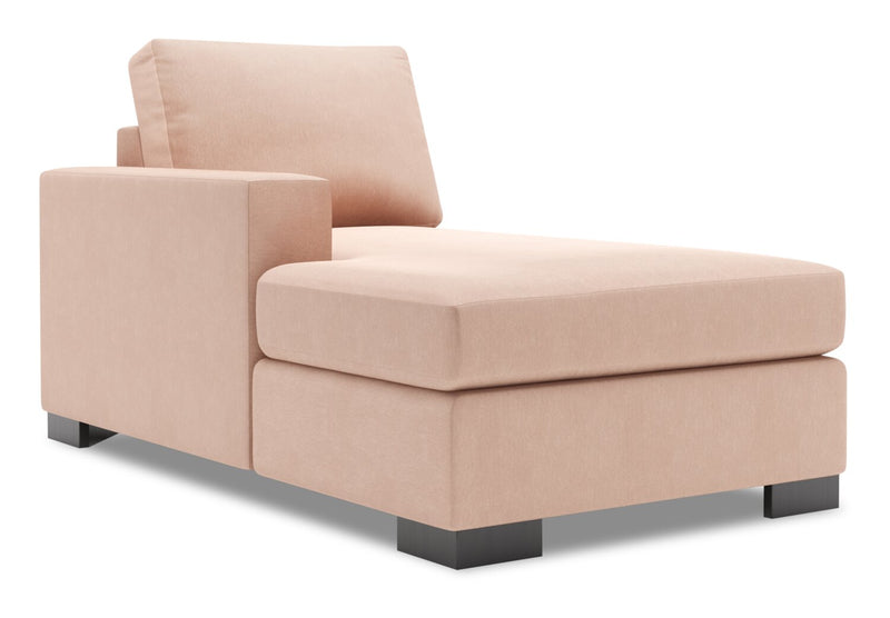 Sofa Lab Track LAF Chaise - Pax Rose