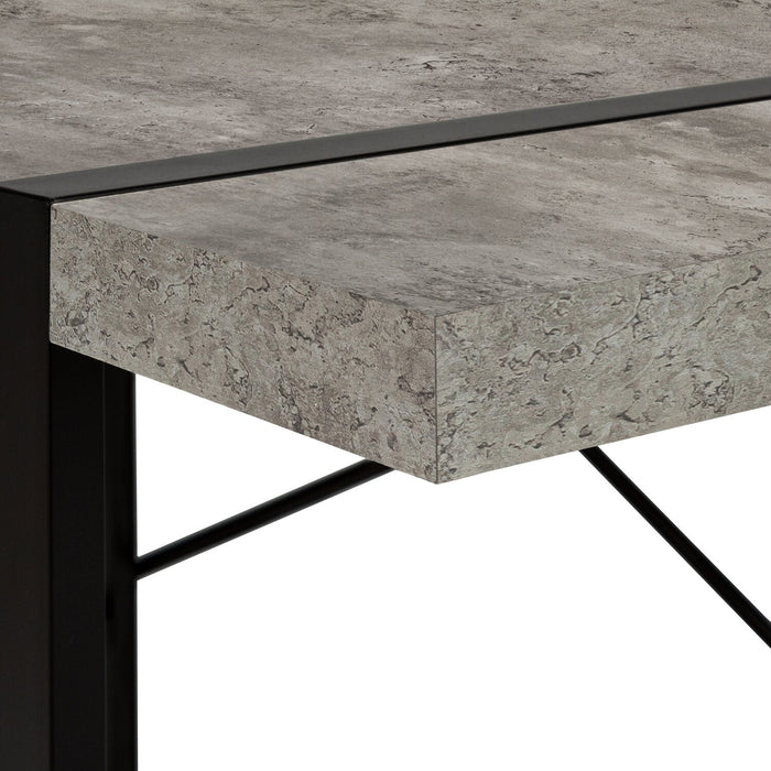 Avery 49\" Office Desk - Grey Concrete-Look