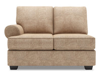 Sofa Lab Roll LAF Loveseat - Luxury Taupe 