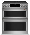 Cafe 6.7 Cu. Ft. Smart Electric Range with True European Convection - Stainless Steel - CCES750P2MS1