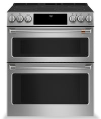 Cafe 6.7 Cu. Ft. Smart Electric Range with True European Convection - Stainless Steel - CCES750P2MS1 