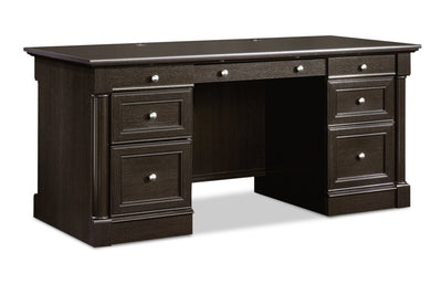 Palladia Executive Desk - Wind Oak 