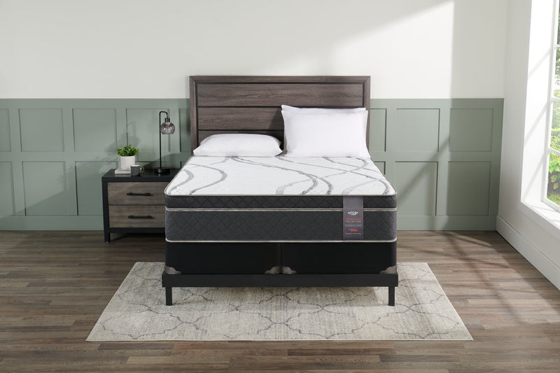 Springwall Radiant Eurotop Low-Profile Queen Mattress Set