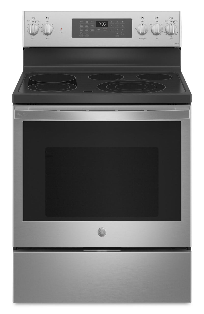 GE Profile 5.3 Cu. Ft. Freestanding Electric Range with Air Fry - PB935YPFS 