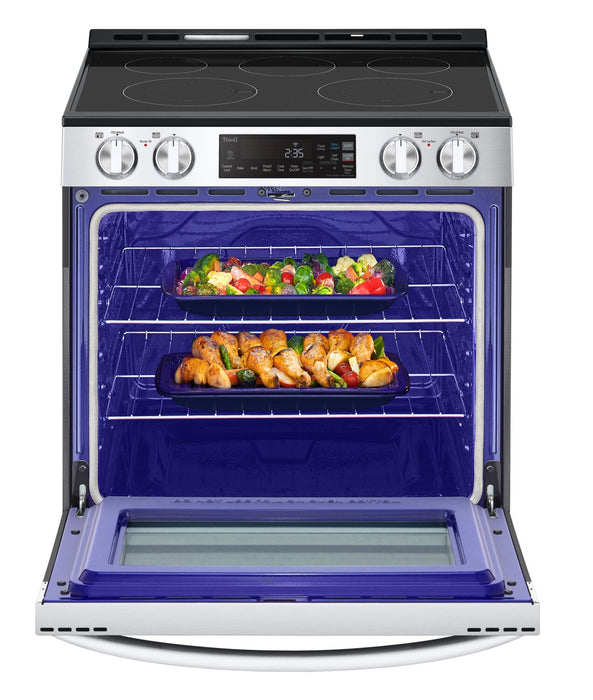 LG 6.3 Cu. Ft. Smart Electric Range with EasyClean® - Smudge Proof Stainless Steel - LSEL6331F