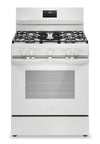 Frigidaire 5.1 Cu. Ft. Gas Range With Quick Boil and Five Burner Cooktop - White - FCRG3052BW