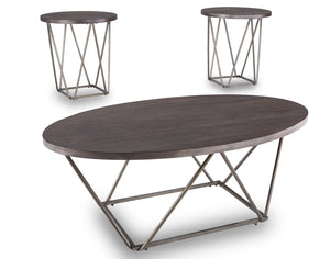 Neimhurst 3-Piece Coffee and Two End Tables Package