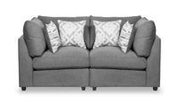 Evolve Loveseat - Charcoal 