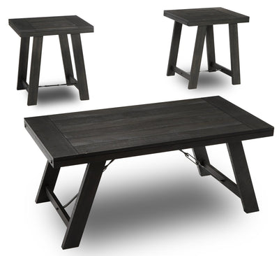Norb 3-Piece Coffee and Two End Tables Package 