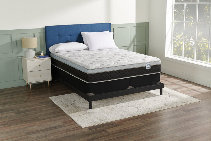 Springwall Pisa II Eurotop Firm Low-Profile King Mattress Set
