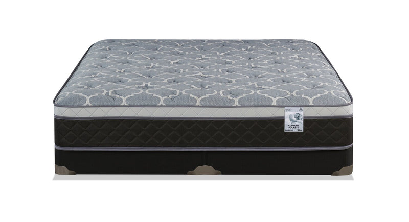 Springwall Salerno Eurotop Low-Profile King Mattress Set