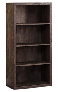Slade 4-Shelf Bookcase - Brown  