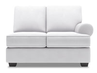Sofa Lab Roll RAF Loveseat - Pax Ice