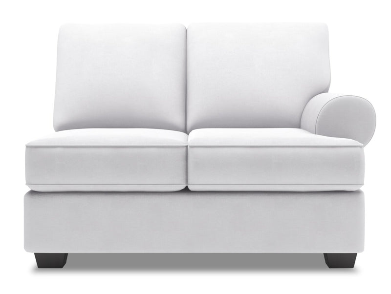 Sofa Lab Roll RAF Loveseat - Pax Ice