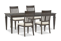Calistoga 5-Piece Dining Package - Charcoal  