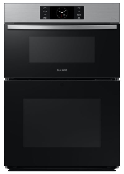 Samsung 30" 7 Cu. Ft. Electric Micowave Combination Wall Oven - Stainles… | Four à micro-ondes combiné avec four mural électrique Samsung de 7 pi³ et de 30 po…