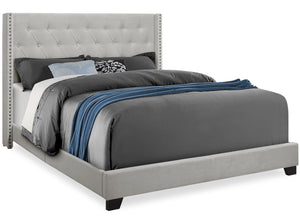 Portia Queen Bed - Grey