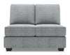 Sofa Lab Roll Armless Loveseat - Luna Pewter