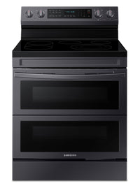 Samsung 6.3 Cu. Ft. Smart Electric Free Standing Range with Air Fry - Black Stainless Stel - NE63A67… 