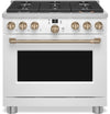 Café 5.75 Cu. Ft. Commercial-Style 6-Burner Dual Fuel Range - C2Y366P4TW2