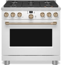 Café 5.75 Cu. Ft. Commercial-Style 6-Burner Dual Fuel Range - C2Y366P4TW2 