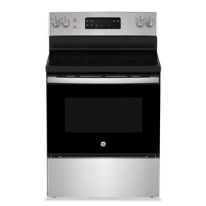 GE 5 Cu. Ft. Freestanding Electric Range with Self-Clean - JCB630SVSS 