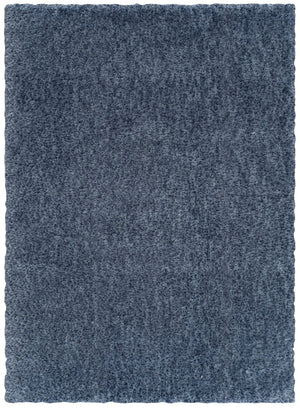 Lawson Blue Shag Area Rug - 5' x 7'