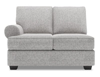 Sofa Lab Roll LAF Loveseat - Luna Domino