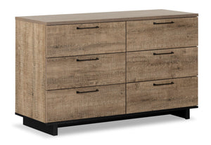 Everley Bedroom 6-Drawer Dresser, 51.3