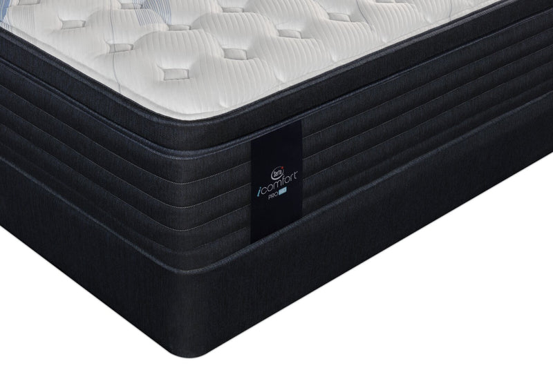 Serta iComfort Hybrid ProHD Vanguard 3.0 Eurotop Low-Profile Queen Mattress Set