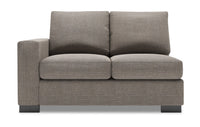Sofa Lab Track LAF Loveseat - Luna Smoke