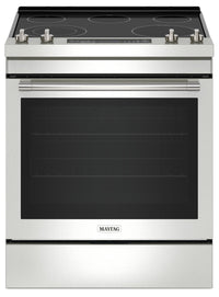 Maytag 6.4 Cu. Ft. Electric Range with Air Fry and AquaLift® - Fingerprint Resistant Stainless Steel…