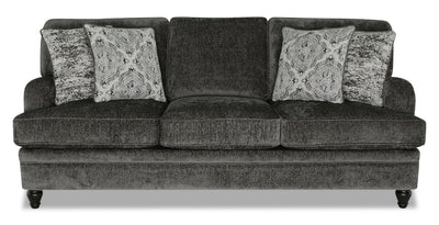 Bellmont Chenille Sofa - Charcoal 