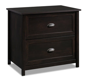 Cayla Filing Cabinet - Estate Black 