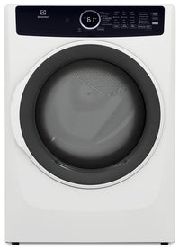 Electrolux 8 Cu. Ft. Gas Dryer with Steam - White - Stackable - ELFG7437AW 