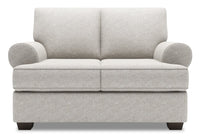 Sofa Lab Roll Loveseat - Luxury Silver 