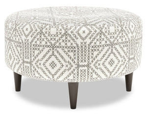 Sofa Lab The Curve Ottoman - Greystone