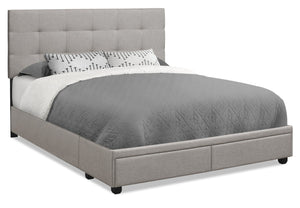 Minka Queen Storage Bed - Grey