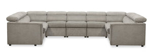 Savvy 5-Piece Linen-Look Sectional