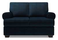 Sofa Lab Roll Loveseat - Luxury Indigo 