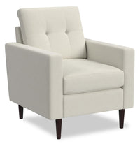 BLOK Modular Tuxedo Arm Chair - Ivory Boucle 