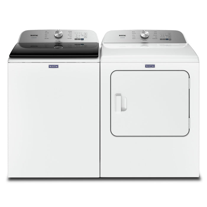 Maytag 5.4 Cu. Ft. Pet Pro Top-Load Washer and 7 Cu. Ft. Gas Dryer - White